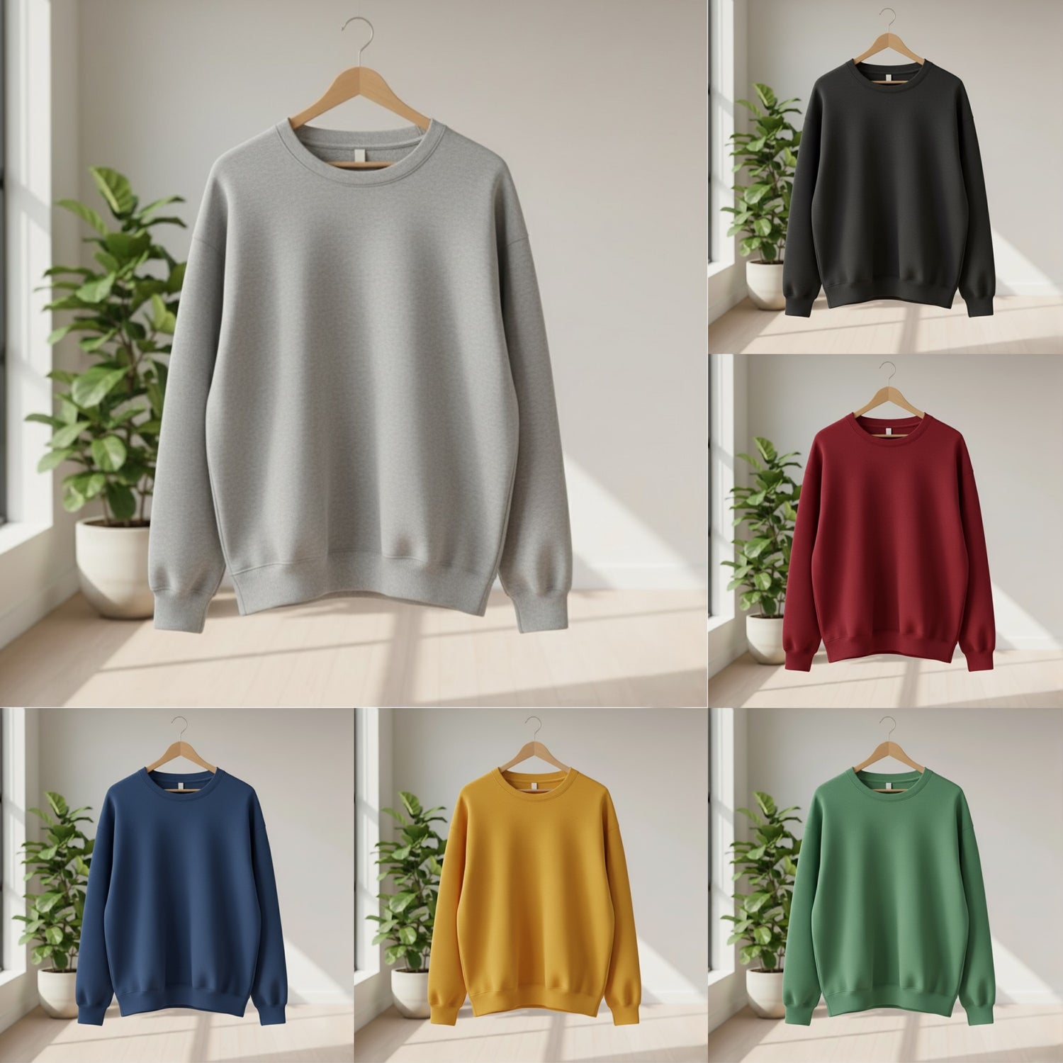 PLAIN SWEATSHIRTS