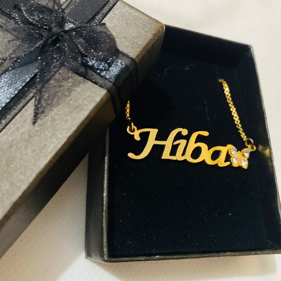 Customize Gold Plated Name Necklace