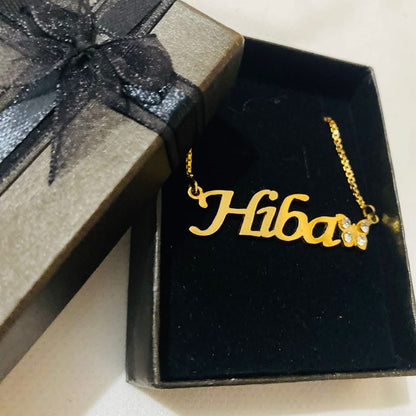 Customize Gold Plated Name Necklace
