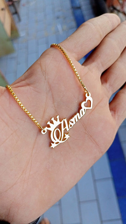Customize Gold Plated Name Necklace